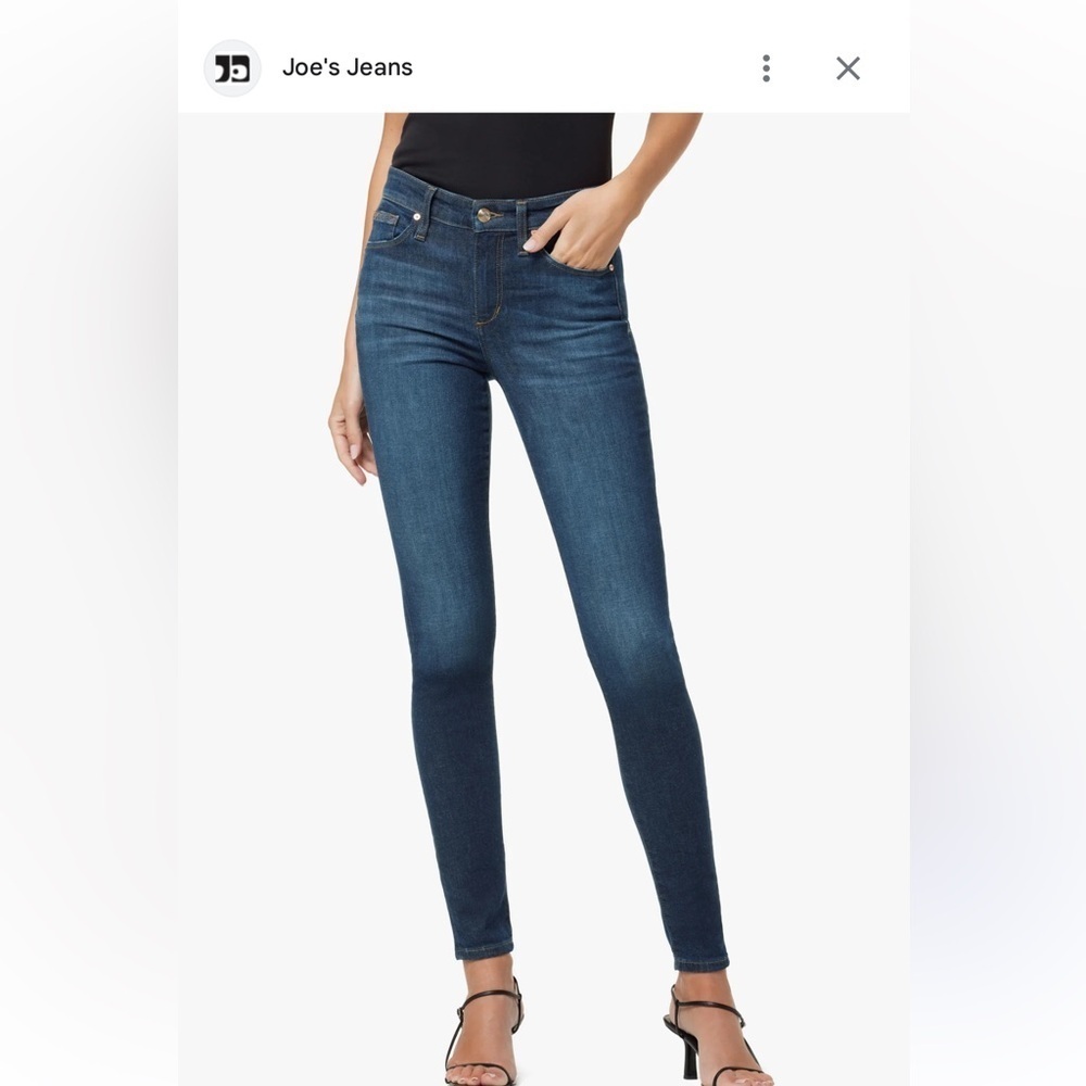 JOE’S JEANS chelsea skinny blue dark wash mid rise denim Size 28